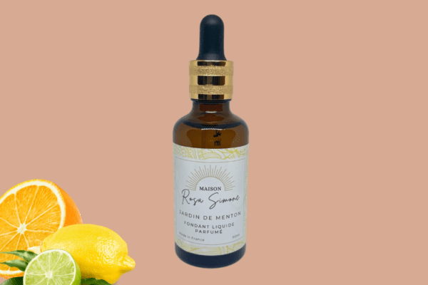 fondant liquide parfumé jardin de menton agrumes