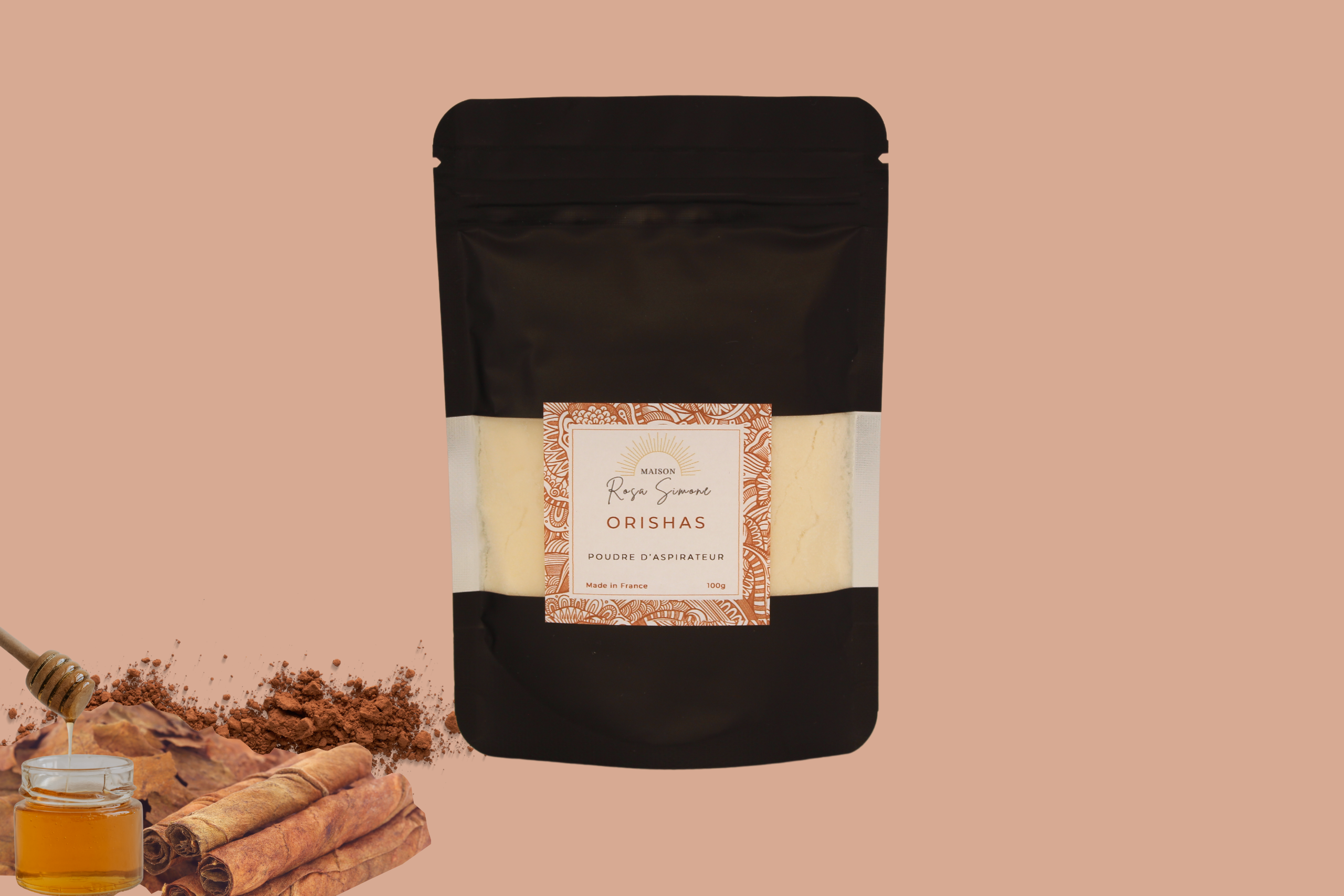 poudre aspirateur tabac blond chocolat patchouli